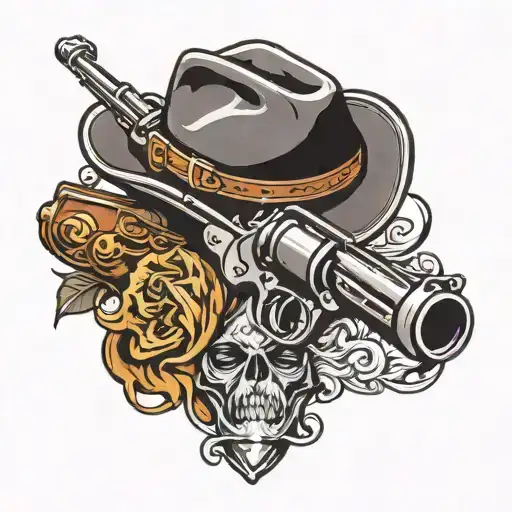 Old West Cowboy Six Shooter