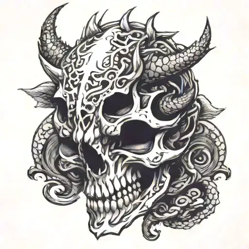 Dragon Skull Wearing