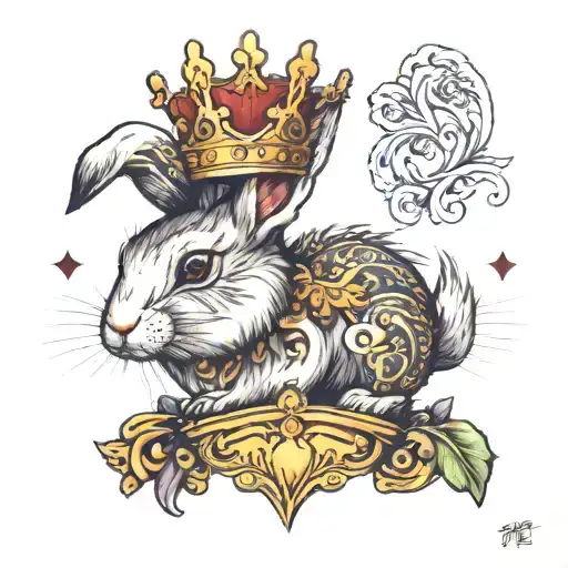 Rabbit With Crown