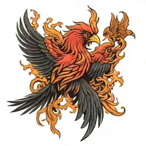 Pheonix Rebuilding With Two Baby Pheonix Rising