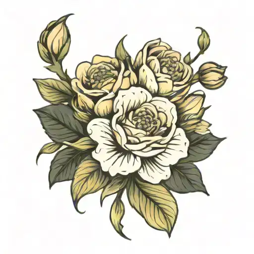 Birth Flower Bouquet March And July