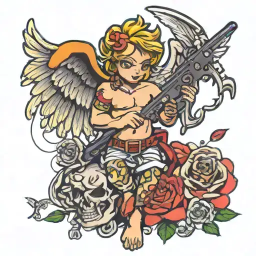 Cupid With Guns Money Drugs