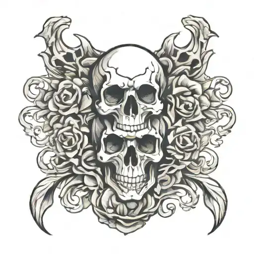 Skulls Representing Dark Periods