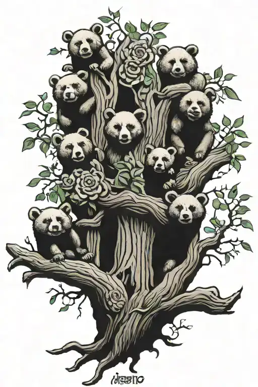 Ent With Grateful Dead Bears Family Tree Intertwined