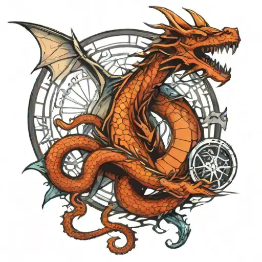 Wheel Of Time Dragon Wrapped