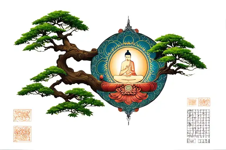 Buddha Bodhi Tree Growing