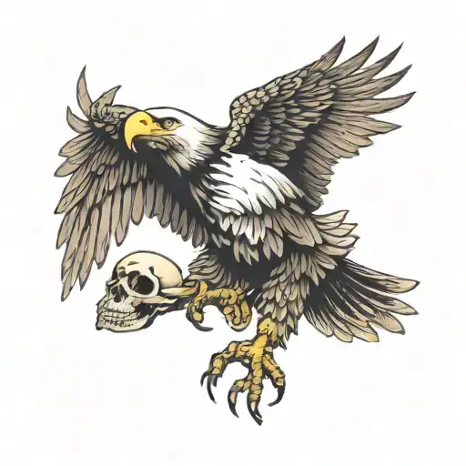 Eagle And Skull