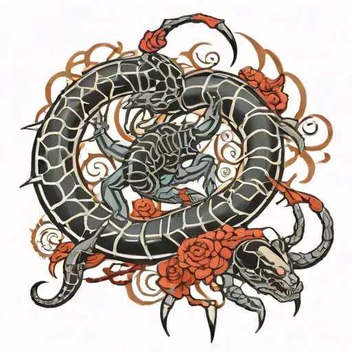Scorpio And Uchiha Tattoo Ideas