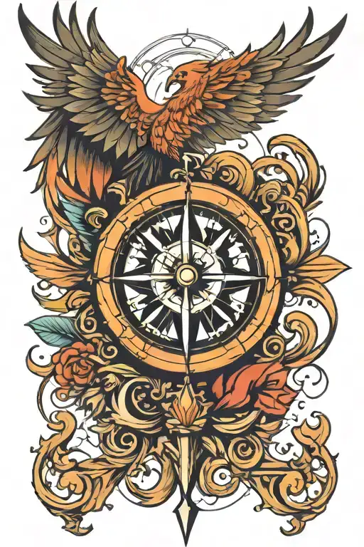 Phoenix Transpered Navigation Compass