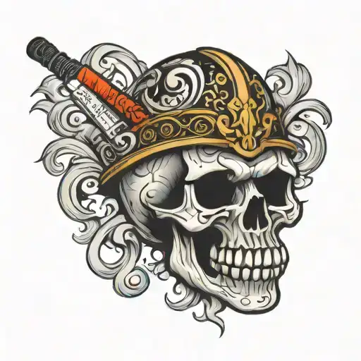 Skull And Cigarette