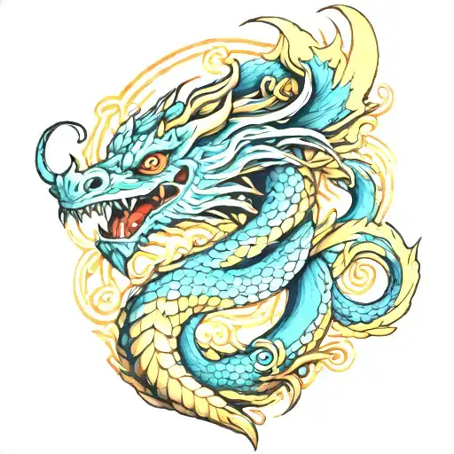 Fine Line Dragon