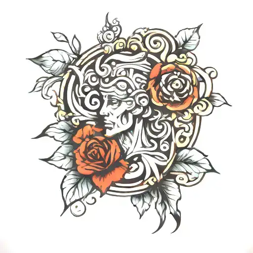 Tattoo In Roman Style