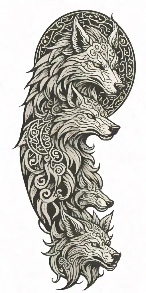 Fenrir Viking Norse Wolf