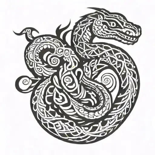 Polynesian Snake Tribal