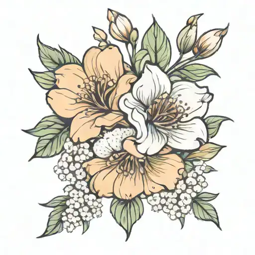 March And August Birth Flower