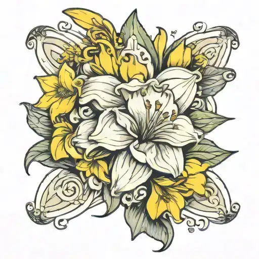 Narcissus Aster Crown