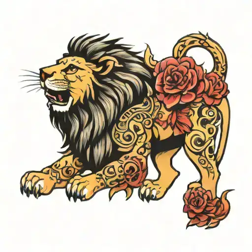 Lion Zodiac Sing