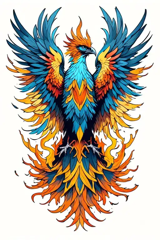 Phoenix Rising From The Ashes