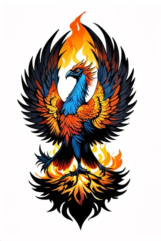 Phoenix Rising From The Ashes