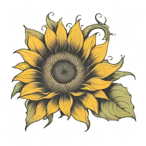 Single Sunflower
