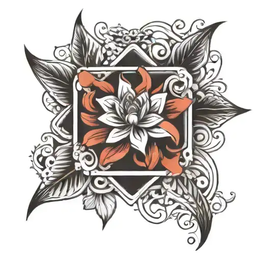 Black And White Square