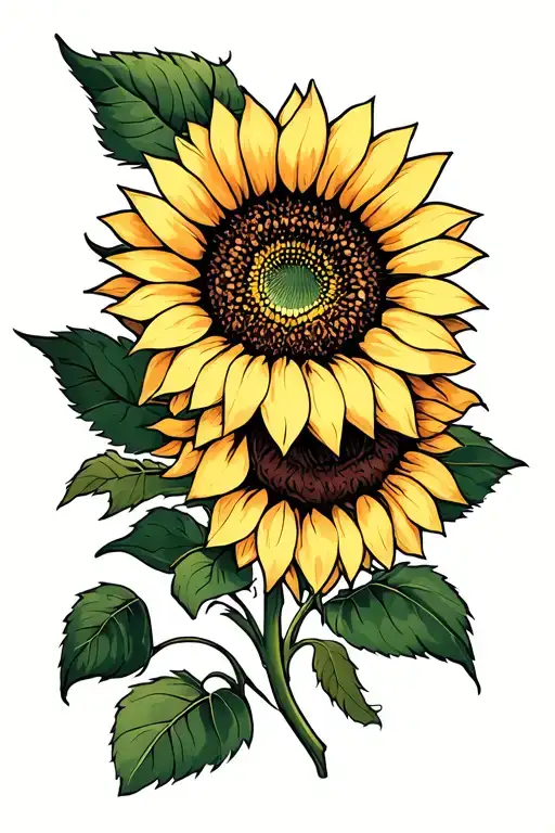 Sunflower Blooming