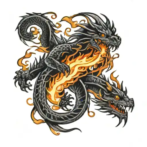 Dragon Breathing Fire