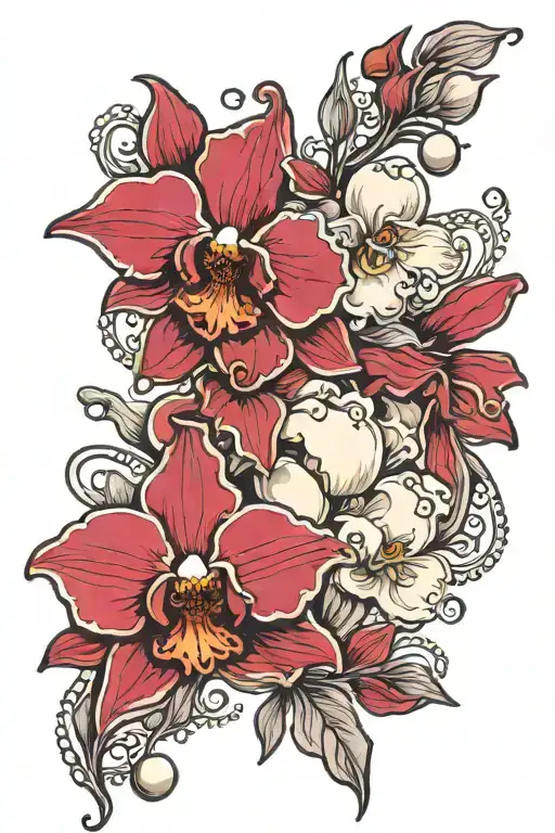 Pearls Singapore Orchid