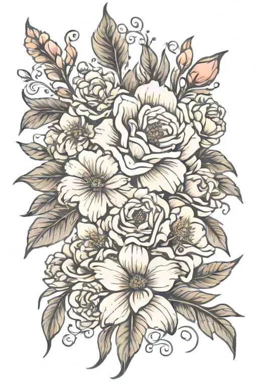 Birth Flower Bouquet