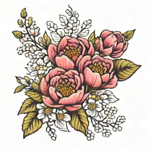 Birth Flower Bouquet