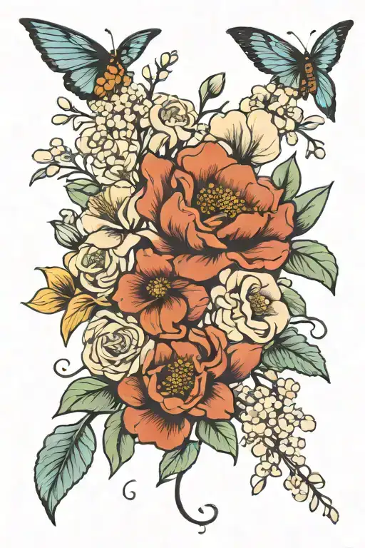 Birth Flower Bouquet