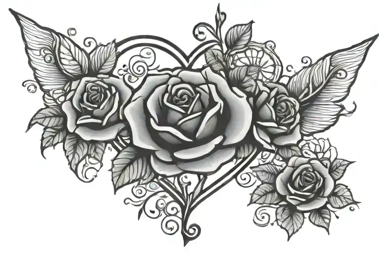 Heart And Rose And Karen