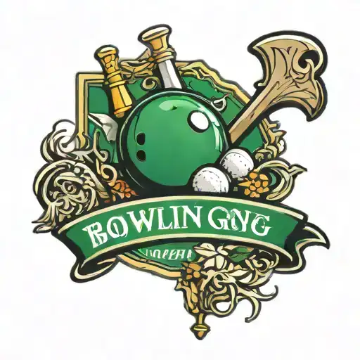 Bowling Mini Golf Arcade Then Irish Pub Sign