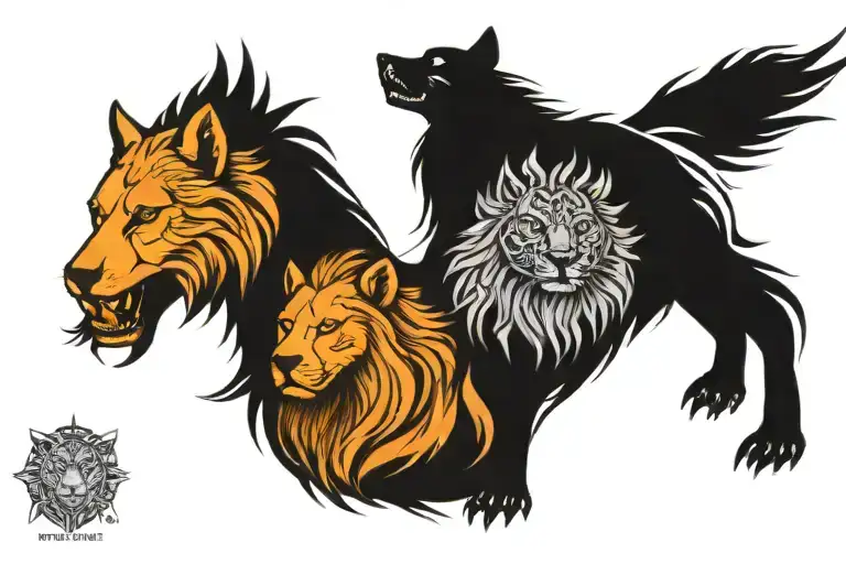 Wolf And Lion Fuse Connected