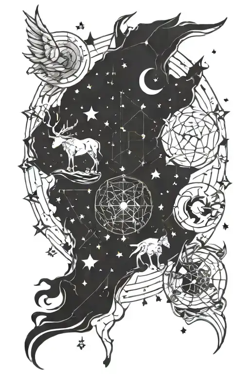 Animal Constellation Map