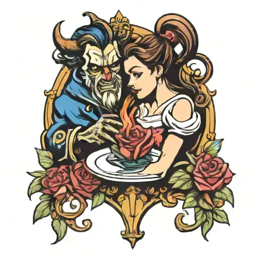 Sexual Evil Beauty And The Beast