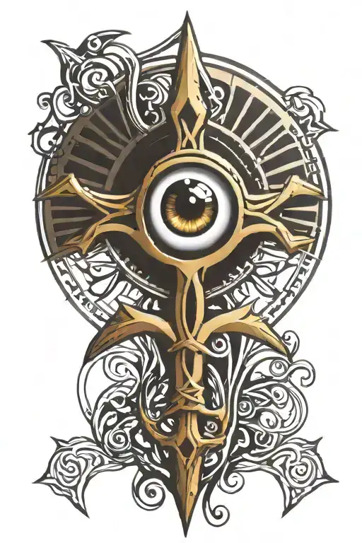 Ankh Symbol With Eye