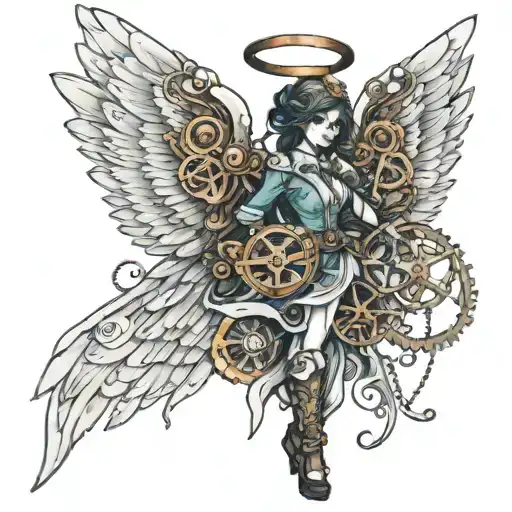 Pretty Steampunk Angel