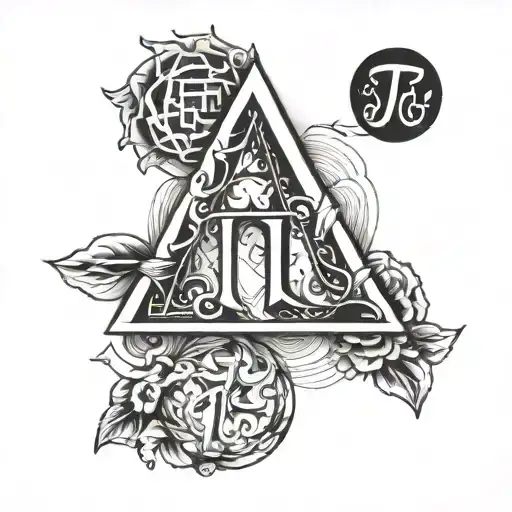 A Symbol Of Pi And An A Next To It