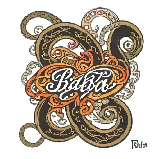 Infinity Symbol W Word Baba