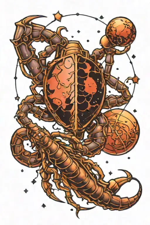 Scorpio Constellation And Planets