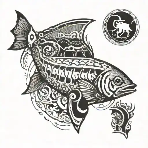 Fish With Africa Inside It