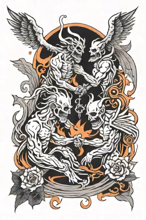 Fight Between Heaven And Hell