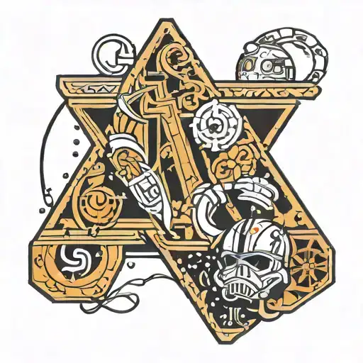 Letters O En I In Star Wars Theme