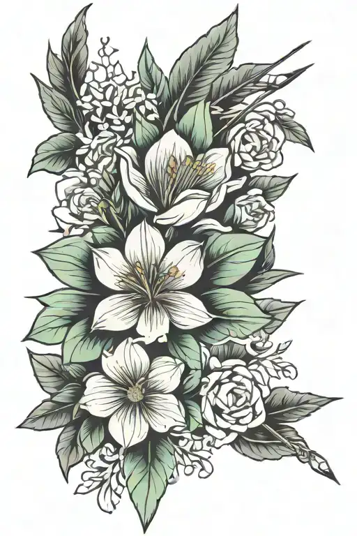 Arrow Flower Blooming