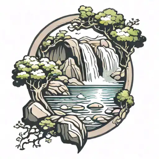 Nature Arch Waterfall