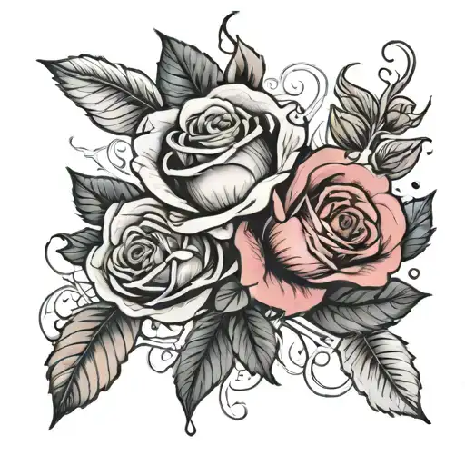 Really Small Rose And Next With 23-05-2024 Written
