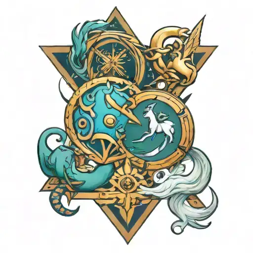 Sagittarius And Aquarius Friendship Symbol