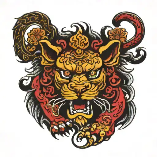 Tibetan Snow Lion
