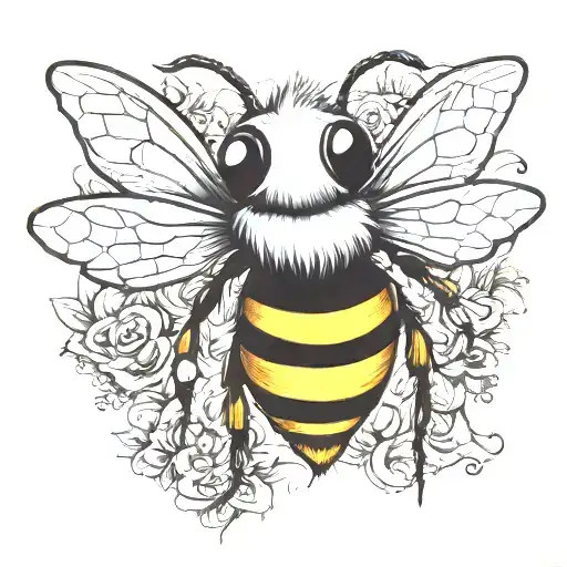 Bee Dressed Up As A Ghost